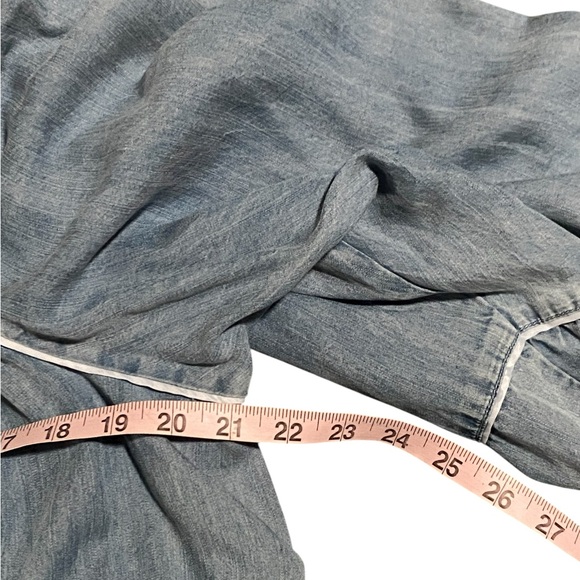 Given Kale Oversized Boho Denim Top - Picture 12 of 12